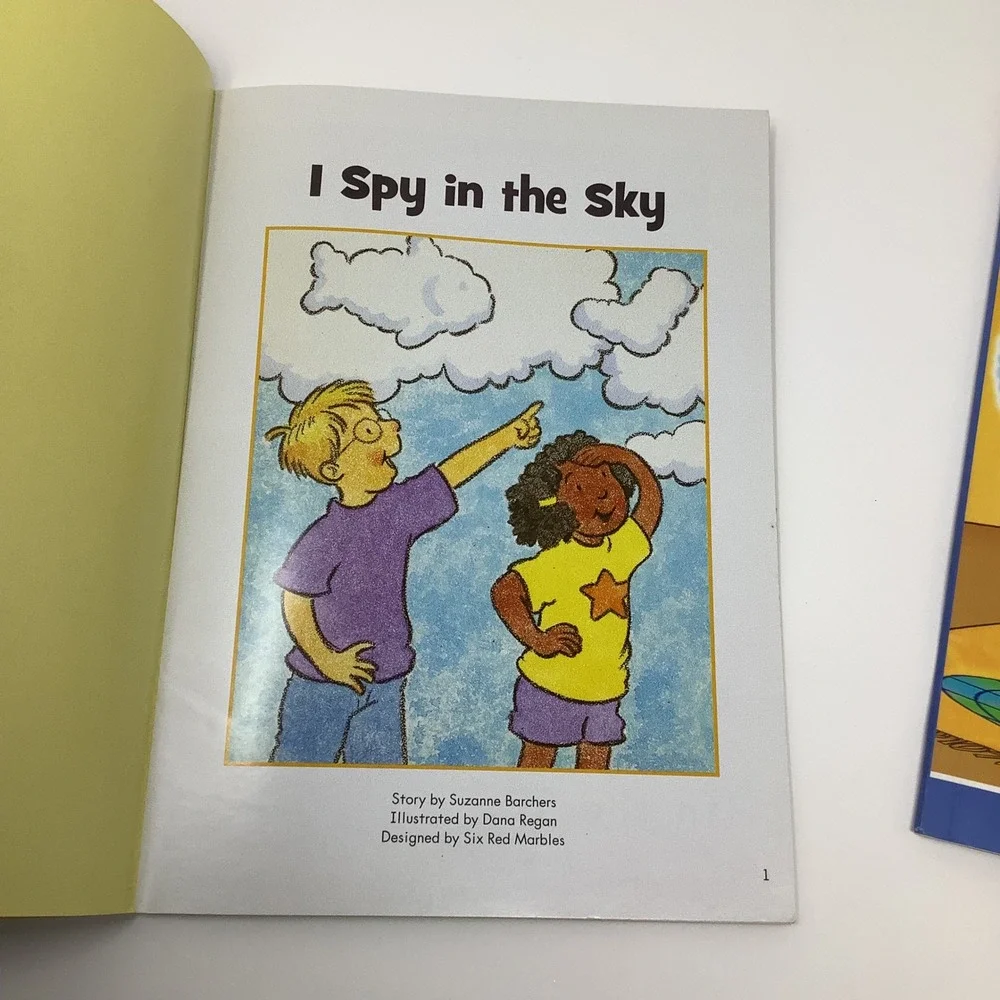 LeapFrog LeapReader Early Reading Books Lot 2‎ Best Job I Spy Sky Hardcover